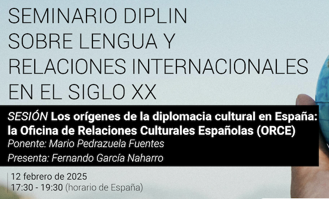 Primera sesión del Webinar DIPLIN en Lengua y Relaciones Internacionales